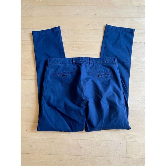 BRAX 33x342 men's navy blue chinos "Felix" stretch trousers pants - Picture 6 of 7